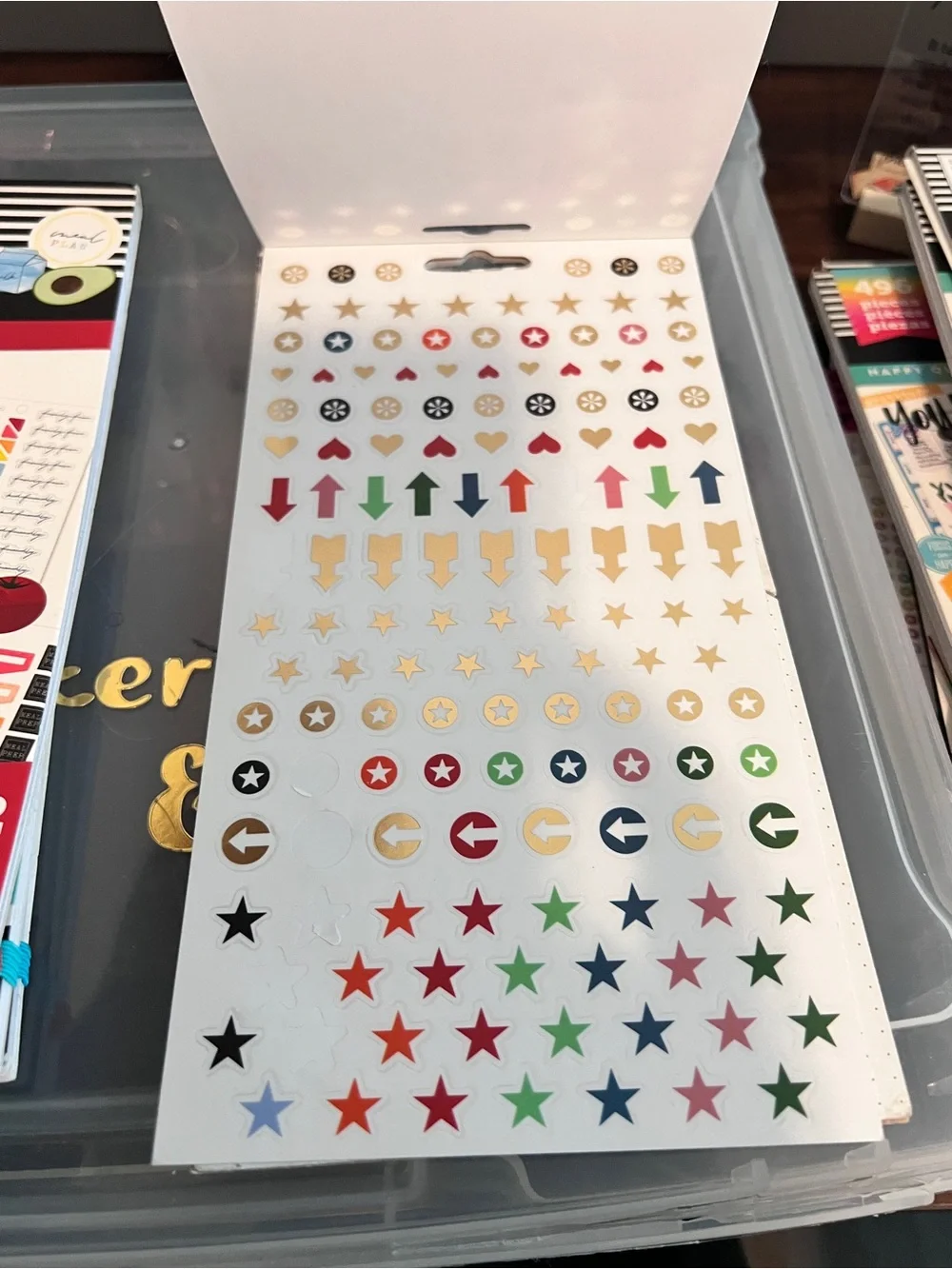 Lot #1 The Happy Planner Assorted Sticker Books Used